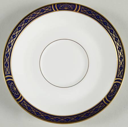 Mountbatten Cobalt Blue (Gold Trim) Saucer