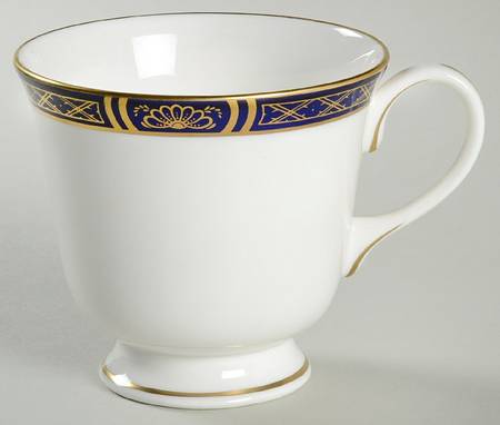 Mountbatten Cobalt Blue (Gold Trim) Footed Cup