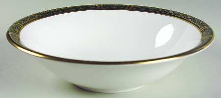 Mountbatten Green Rim Cereal Bowl