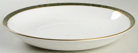 Mountbatten Green 11" Pasta Serving Bowl