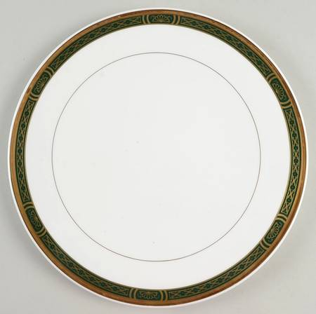 Mountbatten Green Cake Plate