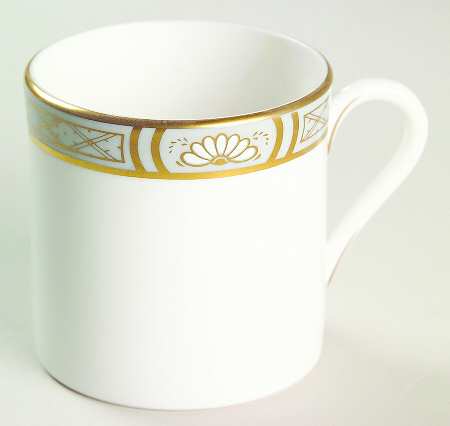 Mountbatten Grey Flat Demitasse Cup