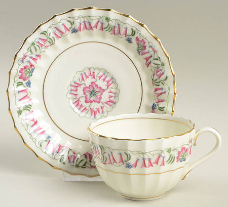 Normandie Flat Cup & Saucer Set