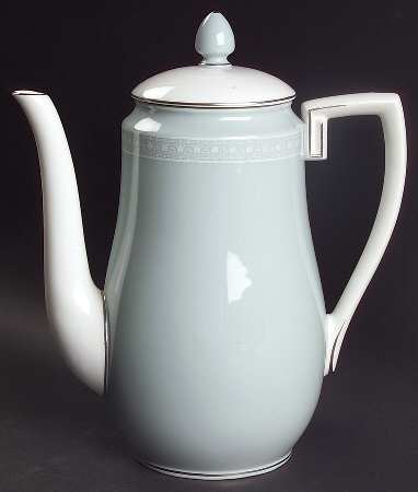 Orleans (Platinum Trim) Coffee Pot & Lid