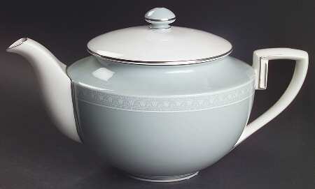 Orleans (Platinum Trim) Teapot & Lid
