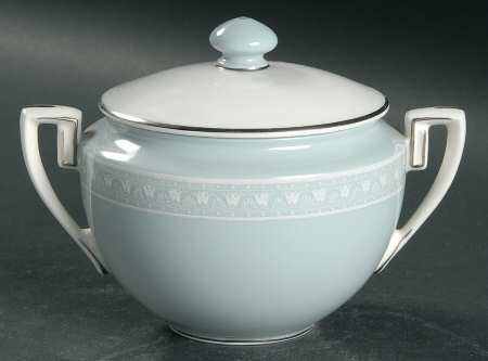 Orleans (Platinum Trim) Sugar Bowl & Lid