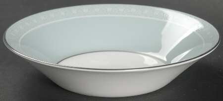 Orleans (Platinum Trim) Fruit/Dessert (Sauce) Bowl