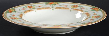 Orlando Orange Large Rim Soup Bowl