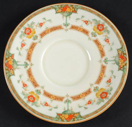 Orlando Orange Saucer for Cream Soup Bowl