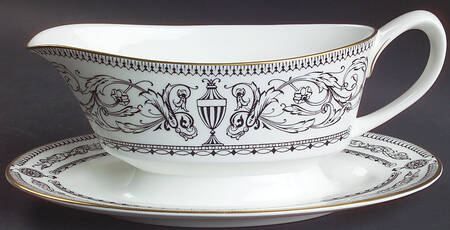Padua Gravy Boat with Attached Underplate