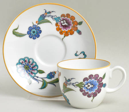 Palmyra Flat Cup & Saucer Set