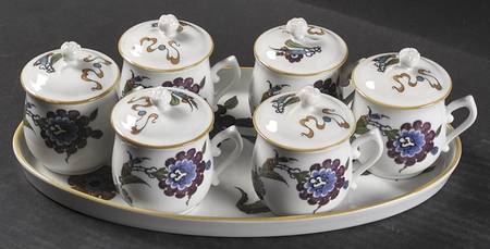 Palmyra Pot De Creme Set (Tray with 6 Pots)