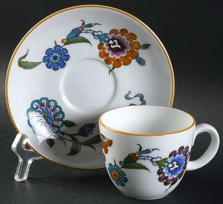 Palmyra Flat Demitasse Cup & Saucer Set