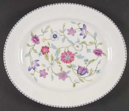 Patricia 13" Oval Serving Platter