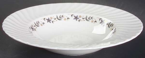 Petite Fleur (Swirl) Rim Soup Bowl