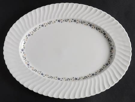 Petite Fleur (Swirl) 13" Oval Serving Platter