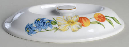 Pershore (Gold Trim) Lid for 10" Oval Entree Dish