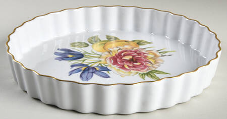 Pershore (Gold Trim) 9" Quiche