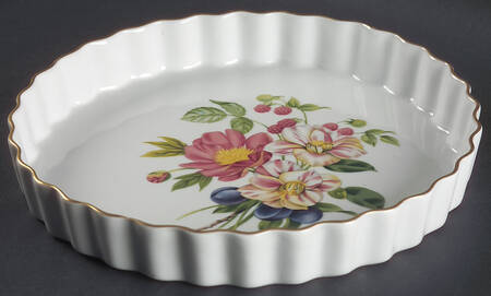 Pershore (Gold Trim) 9" Quiche