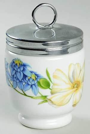 Pershore (Gold Trim) Egg Coddler & Lid