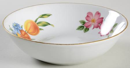 Pershore (Gold Trim) Coupe Cereal Bowl