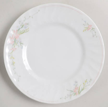 Pink Whisper Bread & Butter Plate