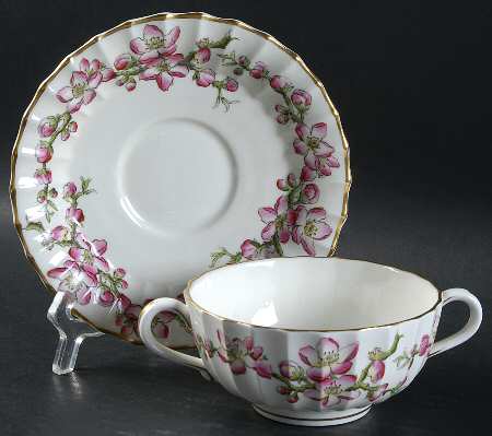Pomona Flat Cream Soup Bowl & Saucer Set