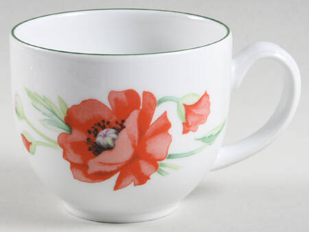 Poppies Flat Cup