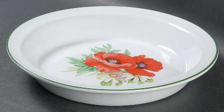 Poppies 10" Pie Baking Plate