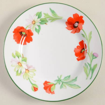 Poppies Bread & Butter Plate