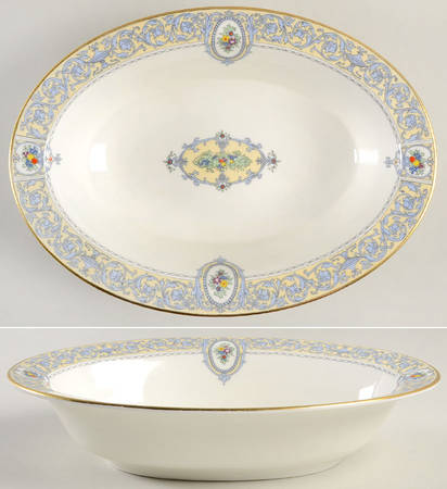 Portia (Z1407-1) 10" Oval Vegetable Bowl