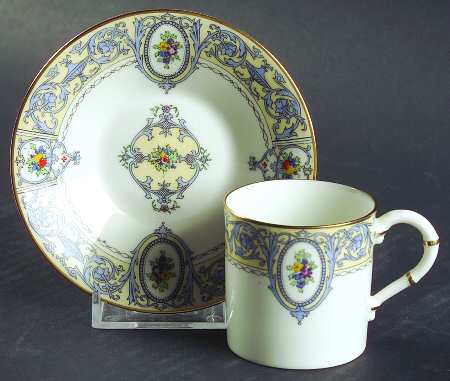 Portia (Z1407-1) Flat Demitasse Cup & Saucer Set