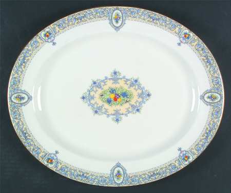 Portia (Z1407-1) 15" Oval Serving Platter