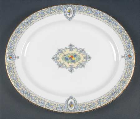 Portia (Z1407-1) 13" Oval Serving Platter