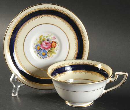 Princess Royal Footed Cup & Saucer Set