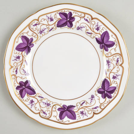 Purple Vine Salad Plate