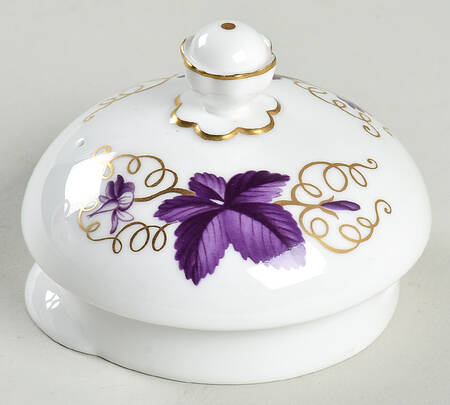 Purple Vine Lid for Teapot