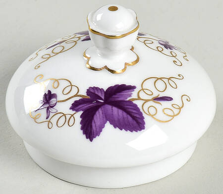 Purple Vine Lid for Sugar Bowl