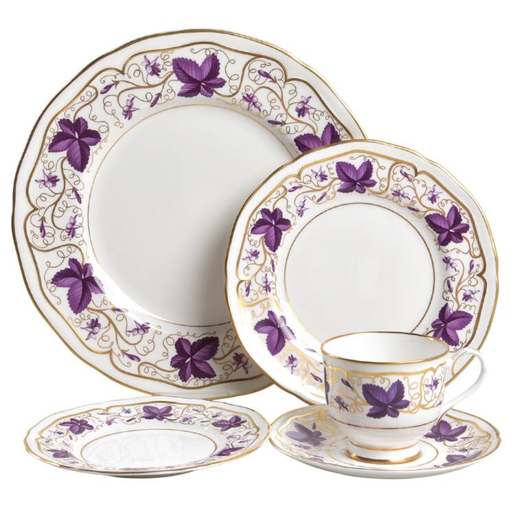 Purple Vine 40 Piece Estate Set