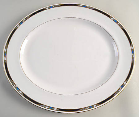 Raffles 17" Oval Serving Platter
