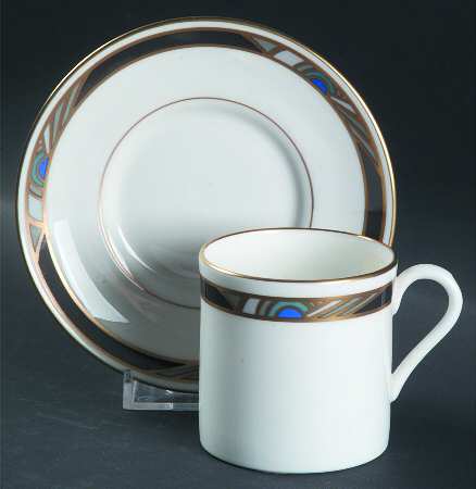 Raffles Flat Demitasse Cup & Saucer Set