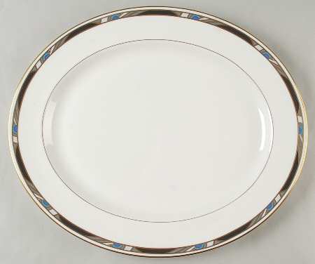 Raffles 15" Oval Serving Platter