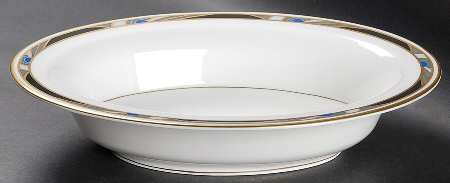 Raffles 10" Oval Vegetable Bowl