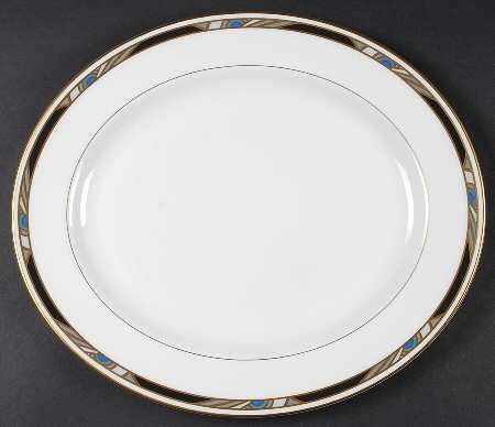 Raffles 13" Oval Serving Platter