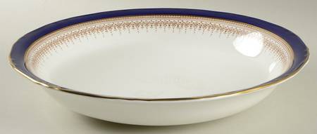 Regency Blue Large Fruit Bowl