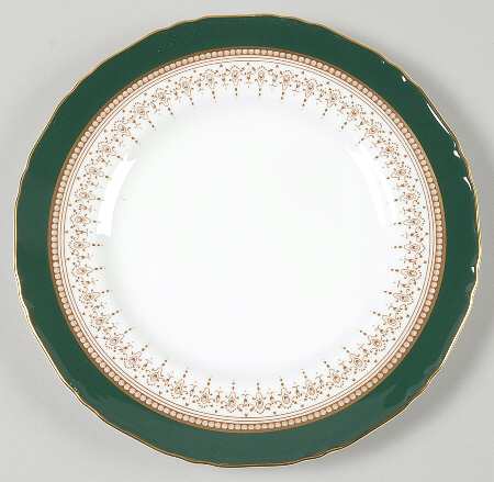 Regency Green and Brown (Newer) Salad Plate
