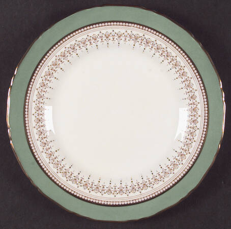 Regency Green and Brown (Older) Salad Plate
