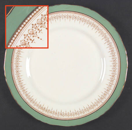 Regency Green and Brown (Older) by Royal Worcester