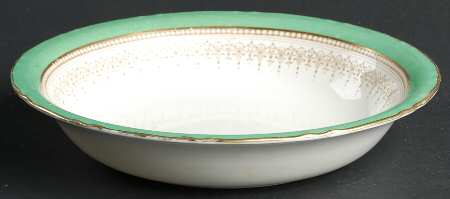 Regency Green and Brown (Older) Coupe Soup Bowl