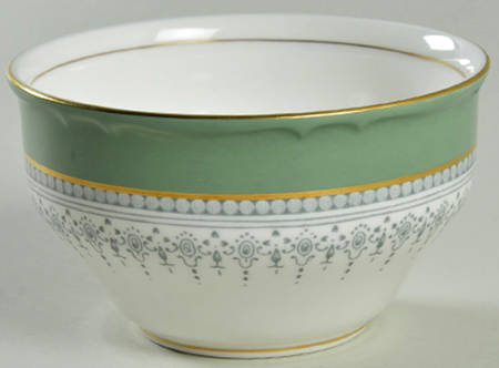Regency Green and Gray (Newer) Open Sugar Bowl